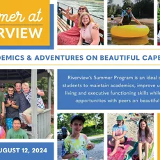 Summer at Riverview offers programs for three different age groups: Middle School, ages 11-15; High School, ages 14-19; and the Transition Program, GROW (Getting Ready for the Outside World) which serves ages 17-21.⁠
⁠
Whether opting for summer only or an introduction to the school year, the Middle and High School Summer Program is designed to maintain academics, build independent living skills, executive function skills, and provide social opportunities with peers. ⁠
⁠
During the summer, the Transition Program (GROW) is designed to teach vocational, independent living, and social skills while reinforcing academics. GROW students must be enrolled for the following school year in order to participate in the Summer Program.⁠
⁠
For more information and to see if your child fits the Riverview student profile visit elahomecollection.com/admissions or contact the admissions office at admissions@elahomecollection.com or by calling 508-888-0489 x206